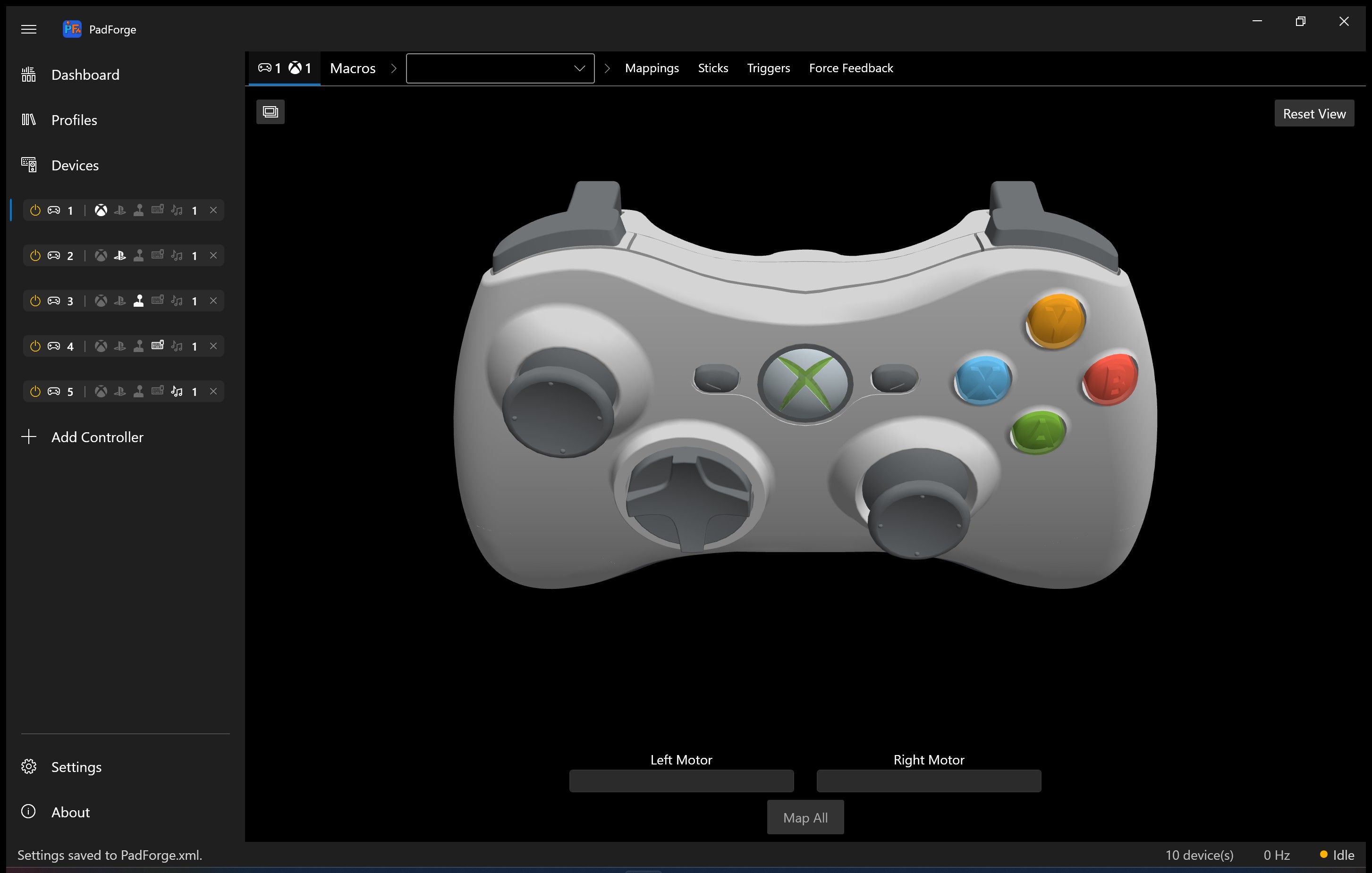 3D Controller View