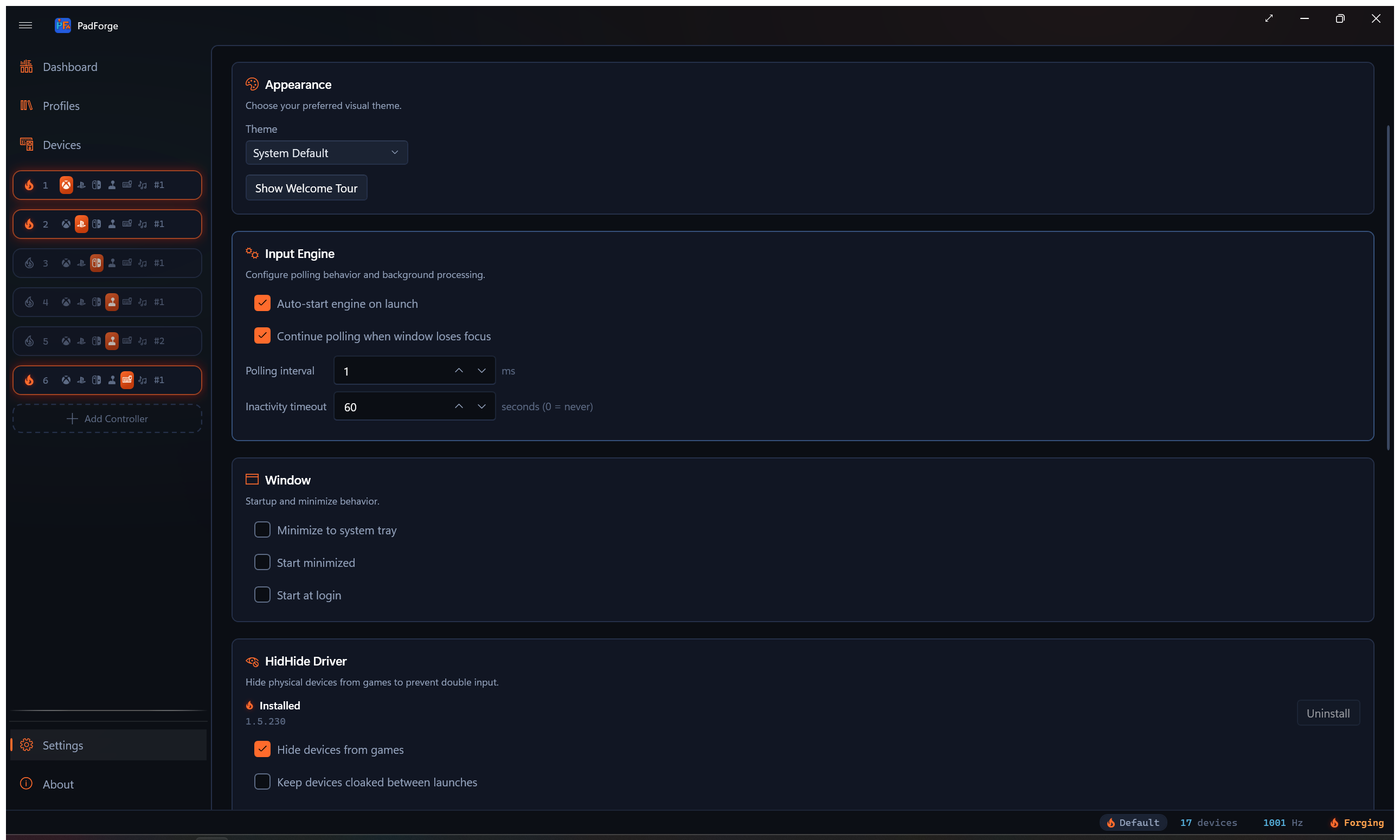 HidHide whitelist configuration