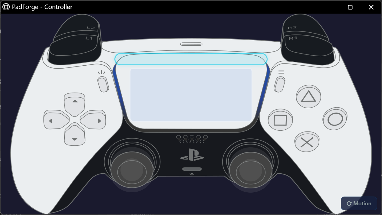 The DualSense layout
