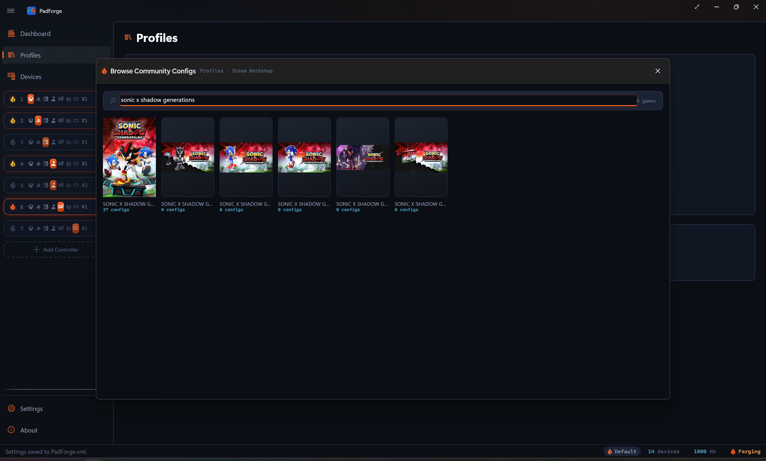 Searching the Steam Workshop for a game